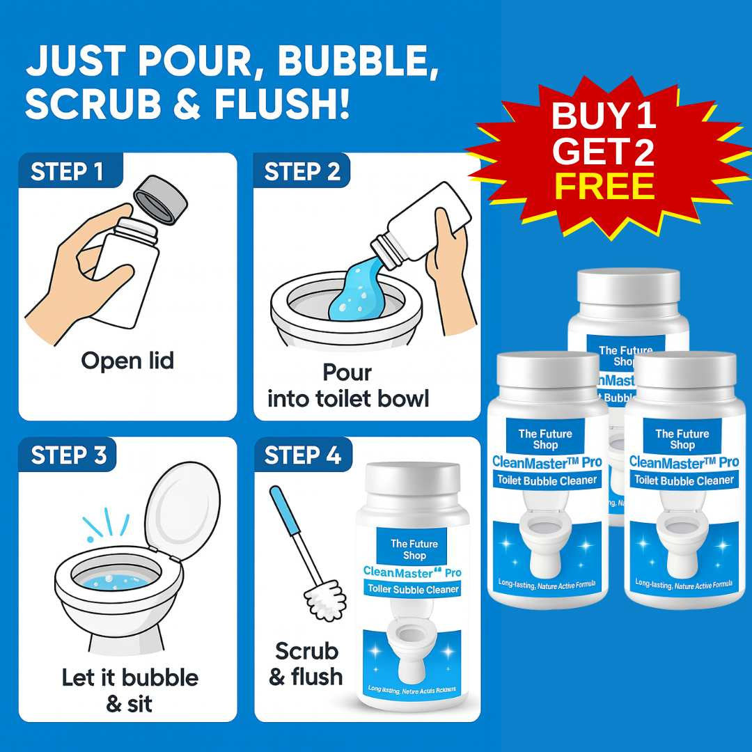 CleanMaster Toilet Bubble Cleaner (BUY 1 GET 2 FREE)