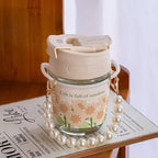 Pearl Portable Chain Water Cup Bottle