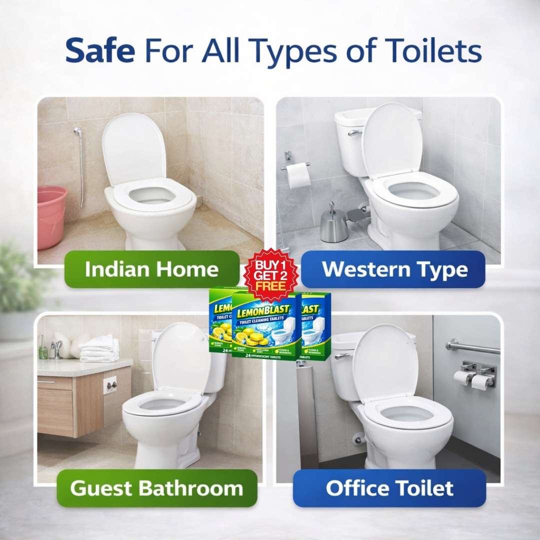 Lemonblast Toilet Cleaning Tablets | BUY 1 GET 2 FREE!