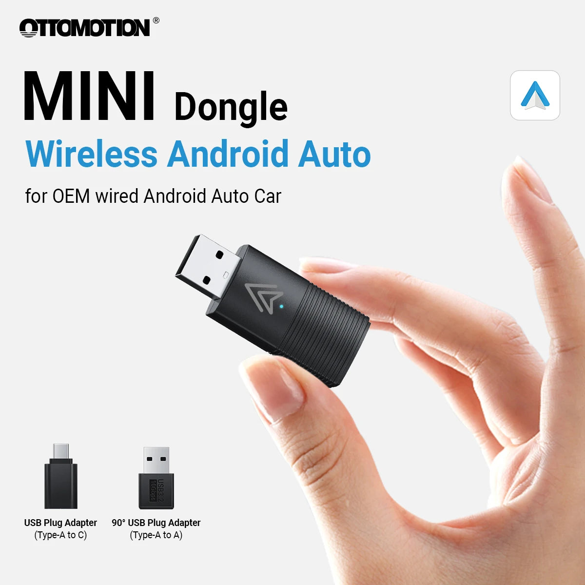 Mini Wireless Android Auto Adapter – Smart System for Android 11.0 Phones