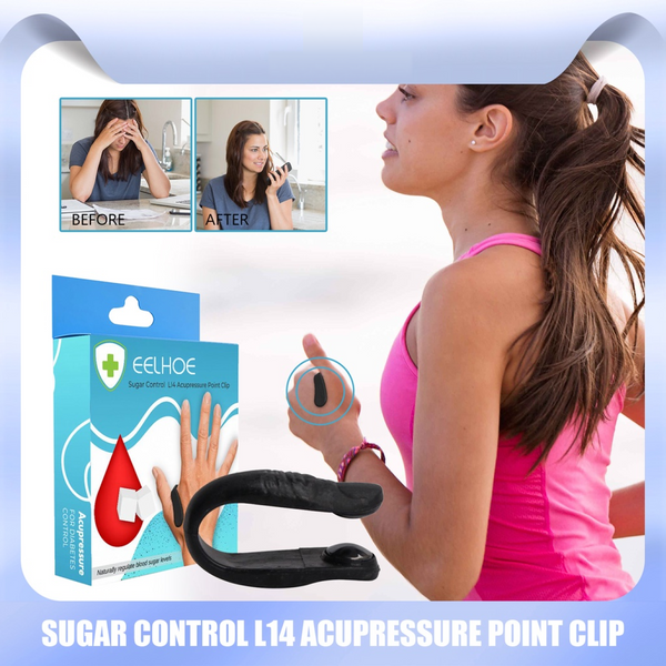 Sugar Control LI4 Acupressure Point Clip (Buy 1 Get 2 Free)