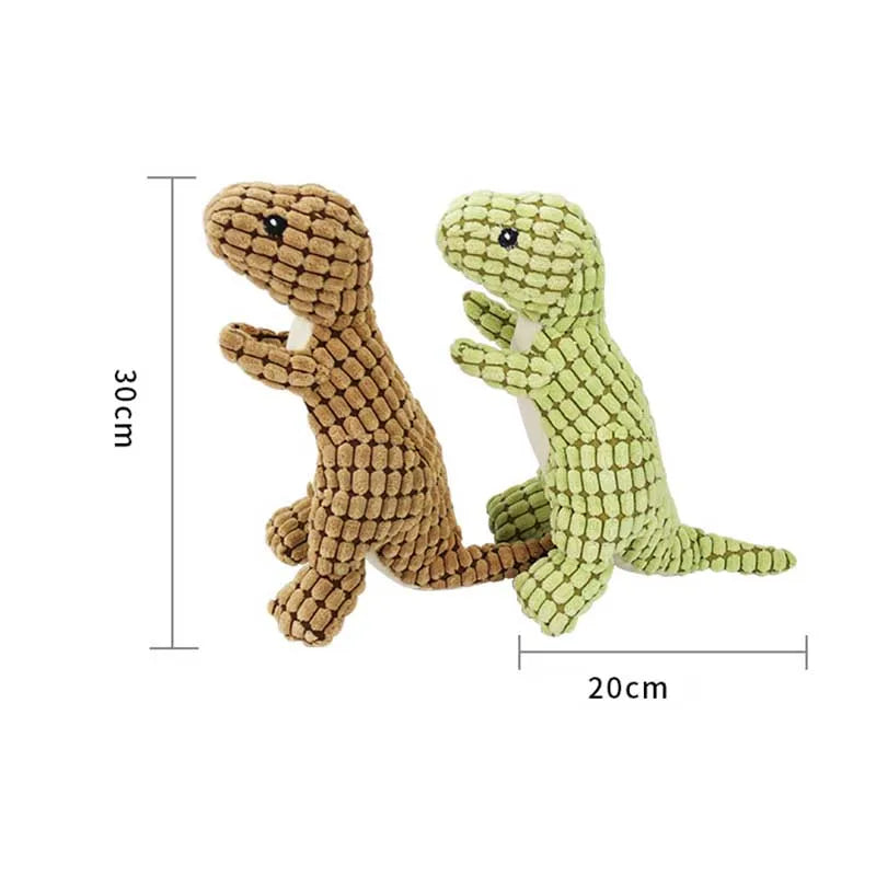 Dinosaur Dog Chew Toy – Corn Wool Training Toy for Chihuahuas & Cats