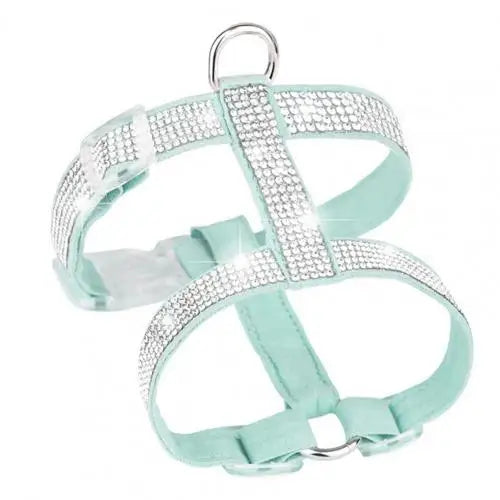 Chest Strap Rhinestone Decor