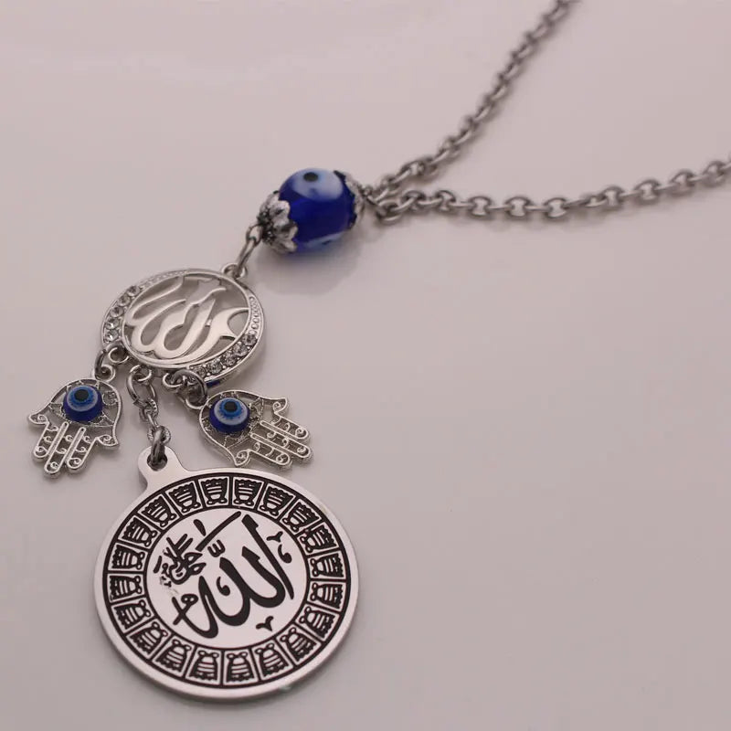 Muslim Allah Hamsa Turkey evil eye car pendant