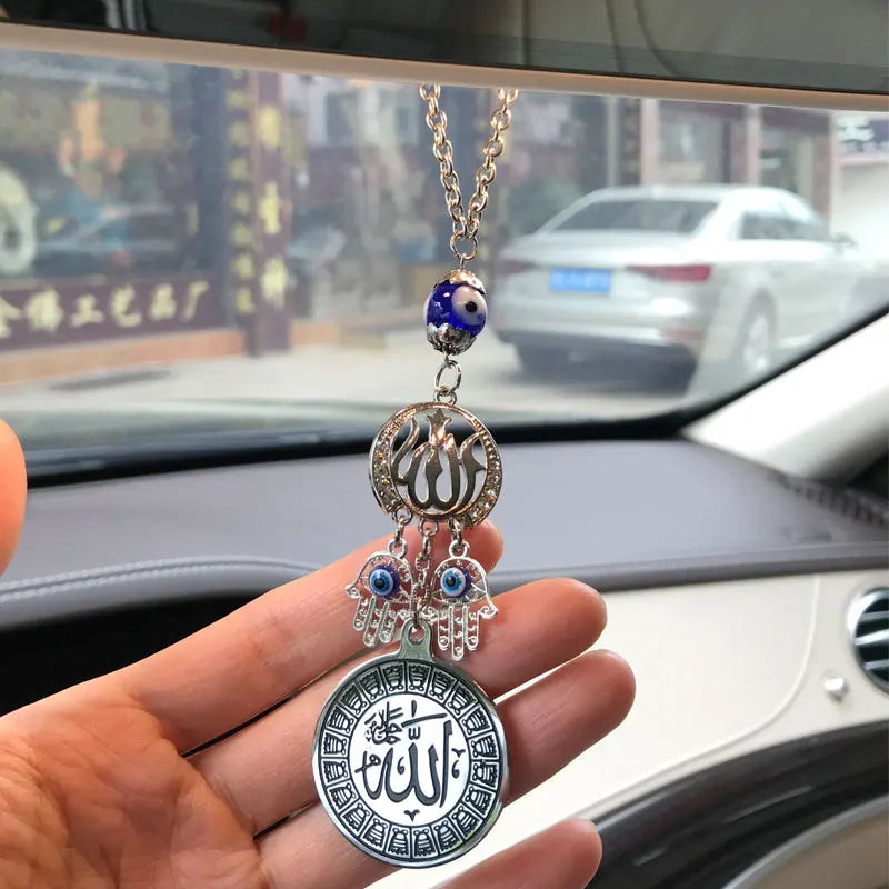 Muslim Allah Hamsa Turkey evil eye car pendant