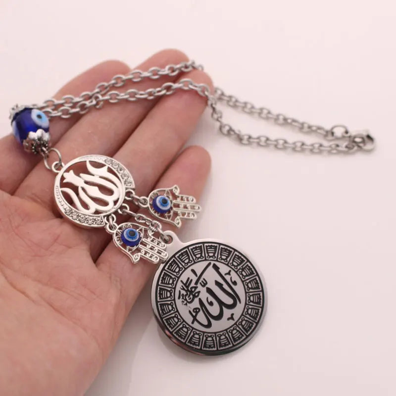 Muslim Allah Hamsa Turkey evil eye car pendant