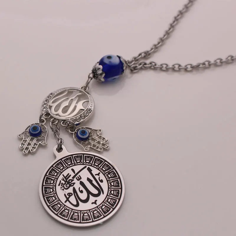 Muslim Allah Hamsa Turkey evil eye car pendant