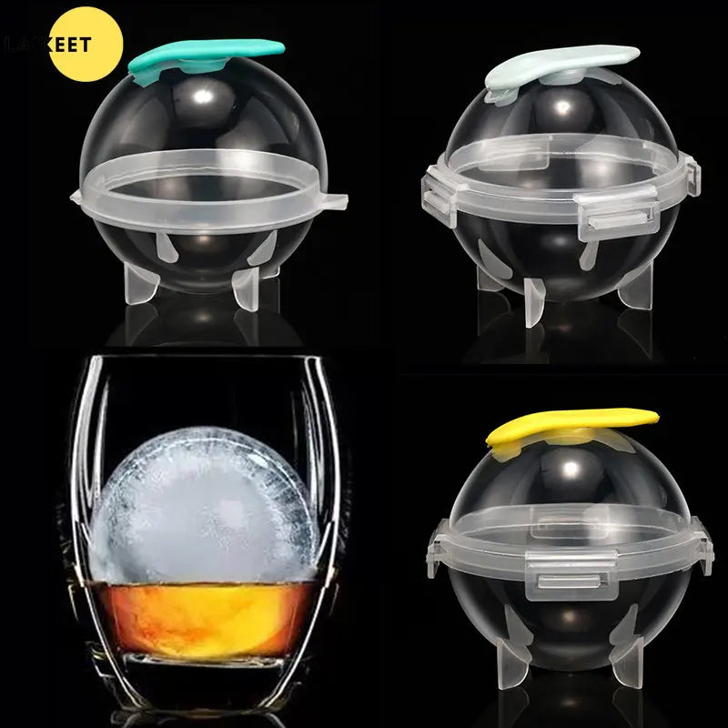 Large 5CM Round Whiskey Ice Mold – DIY Ice Tray for Home & Bar