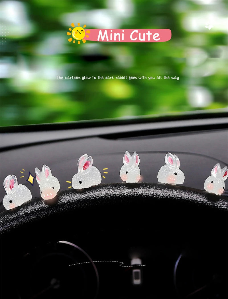 Cute Mini Bunny Car Light