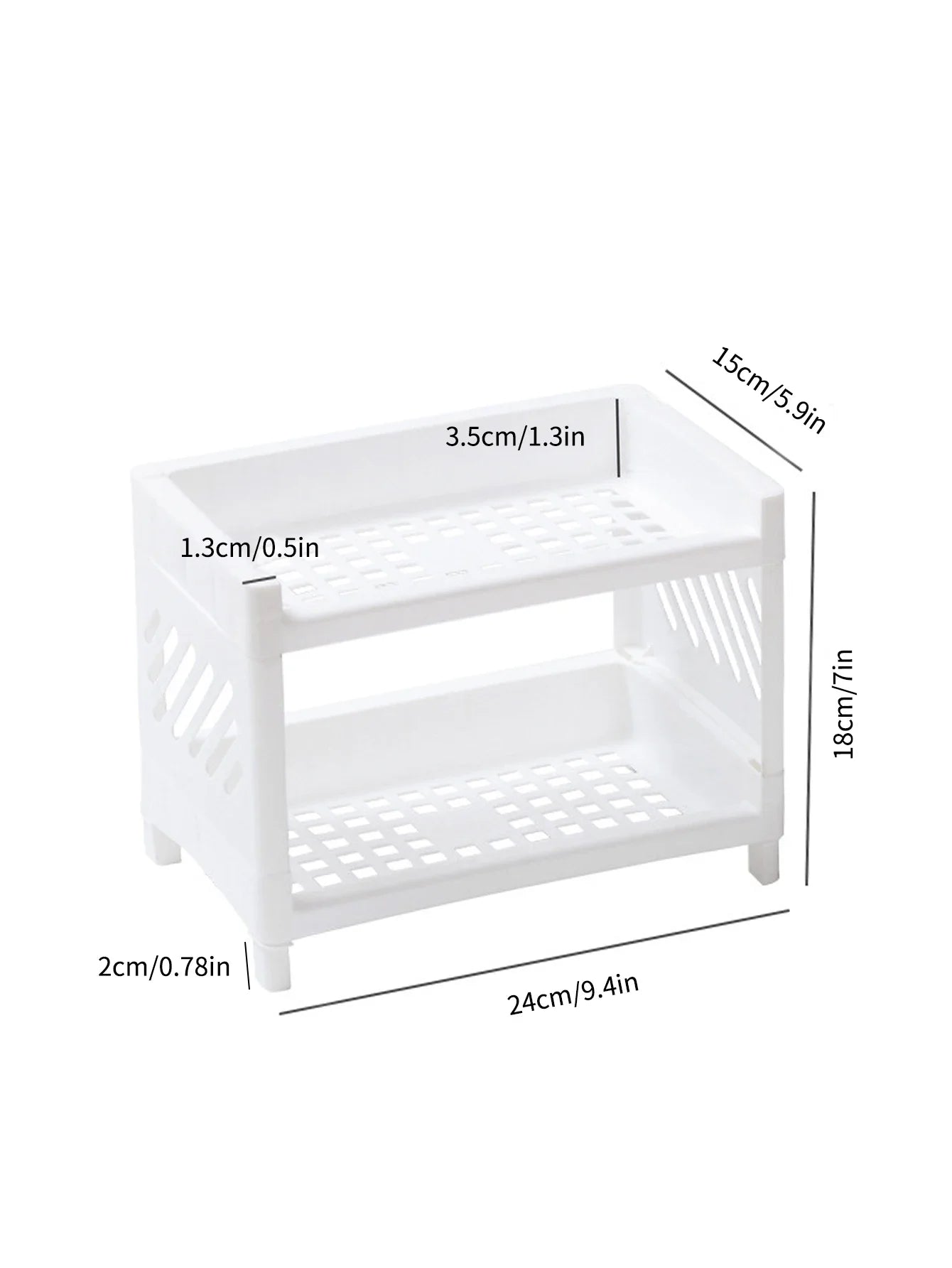 Desktop Double Layer Storage Rack