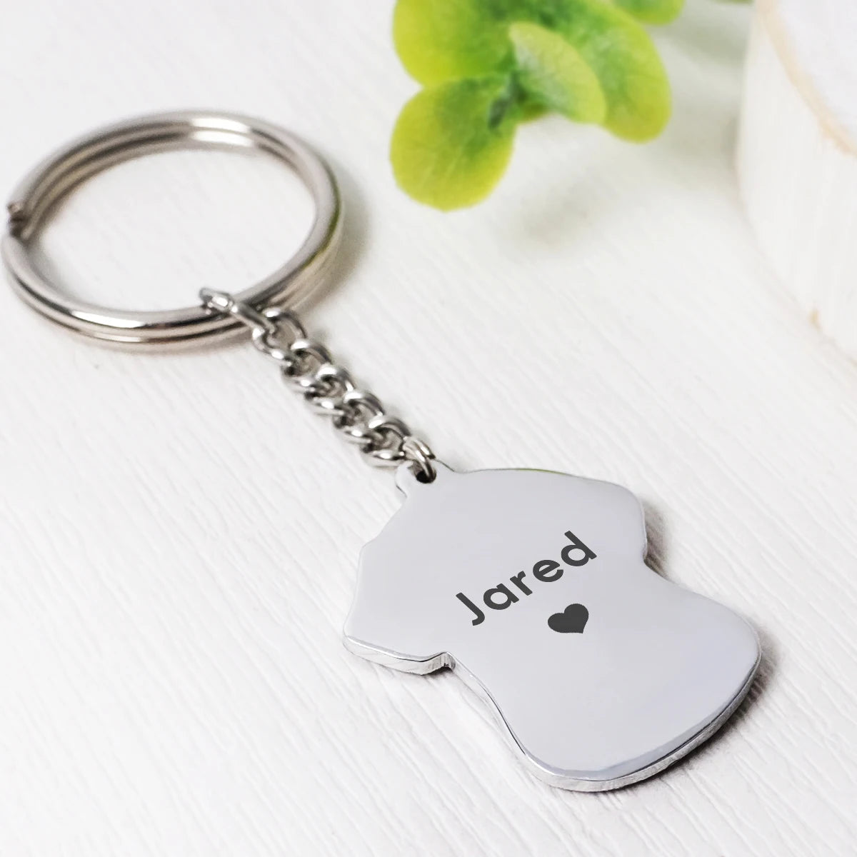 Personalized Pet Photo Keychain – Custom Dog & Cat Keyring Gift for Animal Lovers