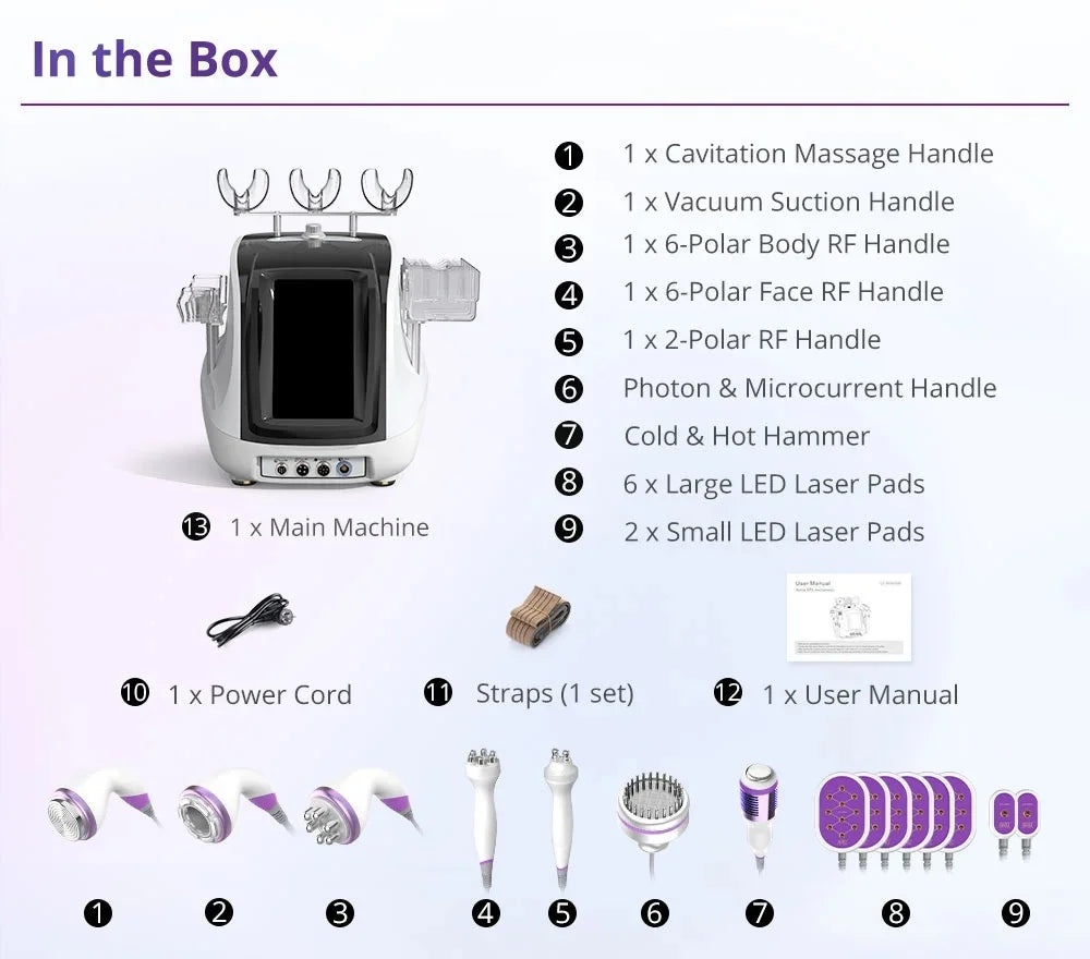 Aristorm S-Shape Ultrasound Machine – 40K Body Shaping & Facial Lifting