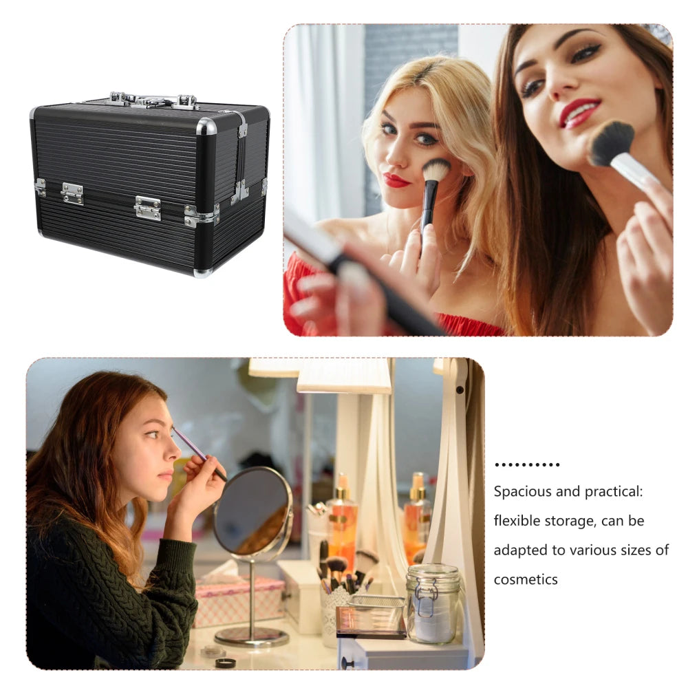 Handheld Makeup Case – Beauty Tool Storage for Women & Nail Art