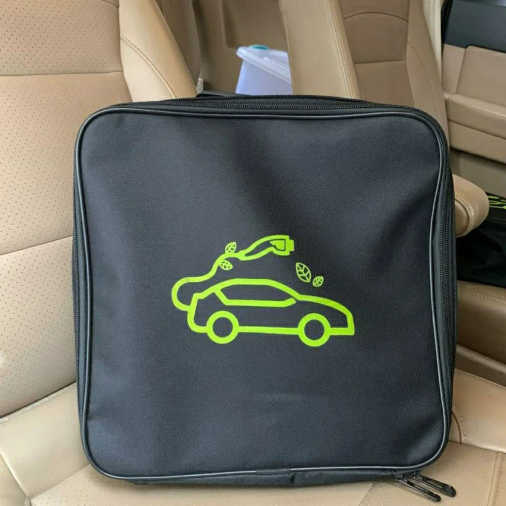 EV Car Charging Cable Storage Bag – Waterproof & Fire-Retardant Charger Container