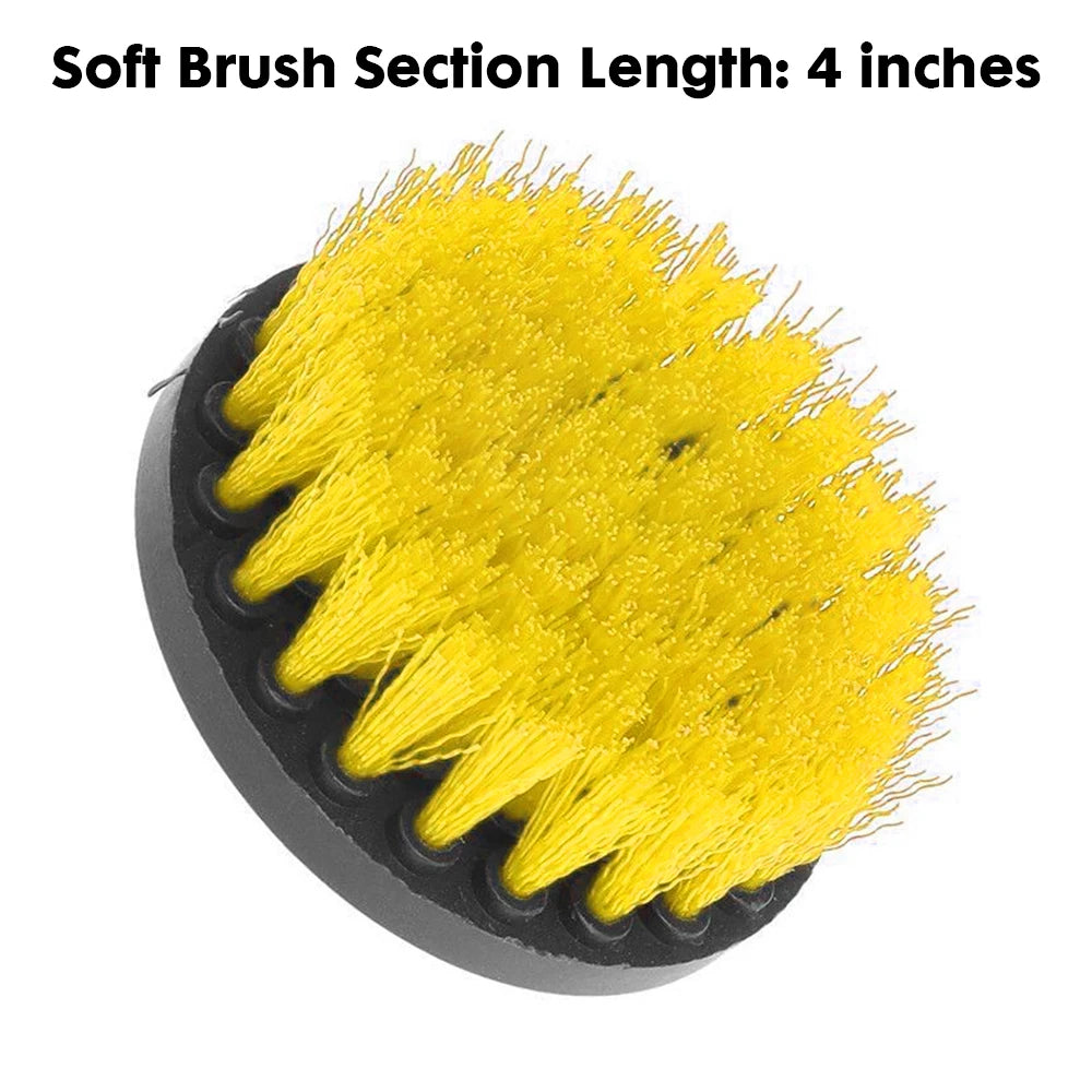 Electric Drill Brush Cleaner Kit For Cleaning Carpet