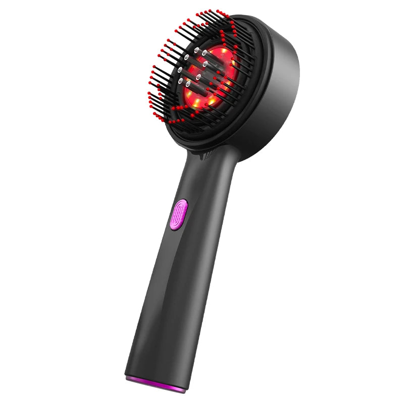 Electric Scalp Massager with Red Light Therapy & Oil Applicator for Hair Growth