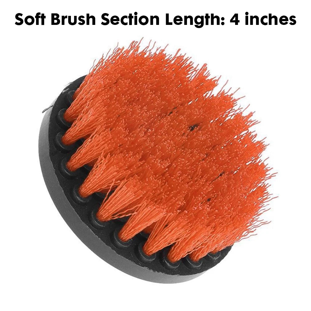 Electric Drill Brush Cleaner Kit For Cleaning Carpet