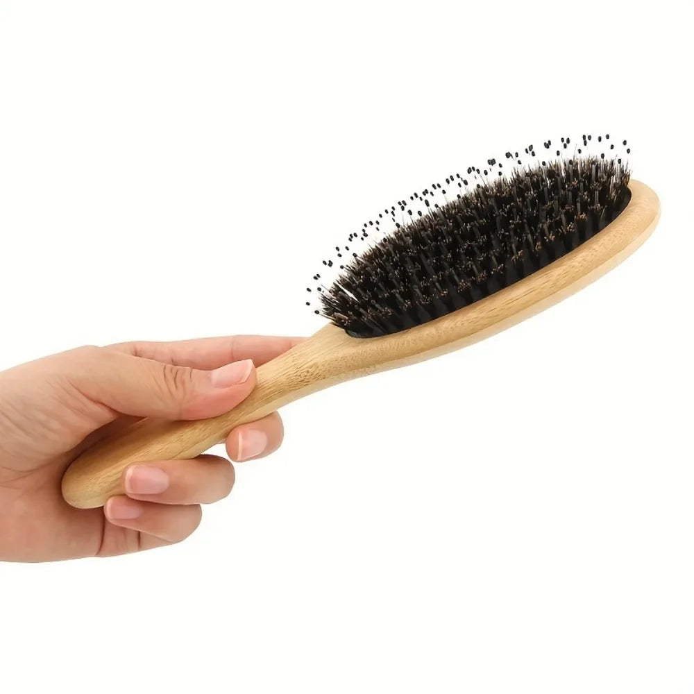 Natural Boar Bristle Hair Brush