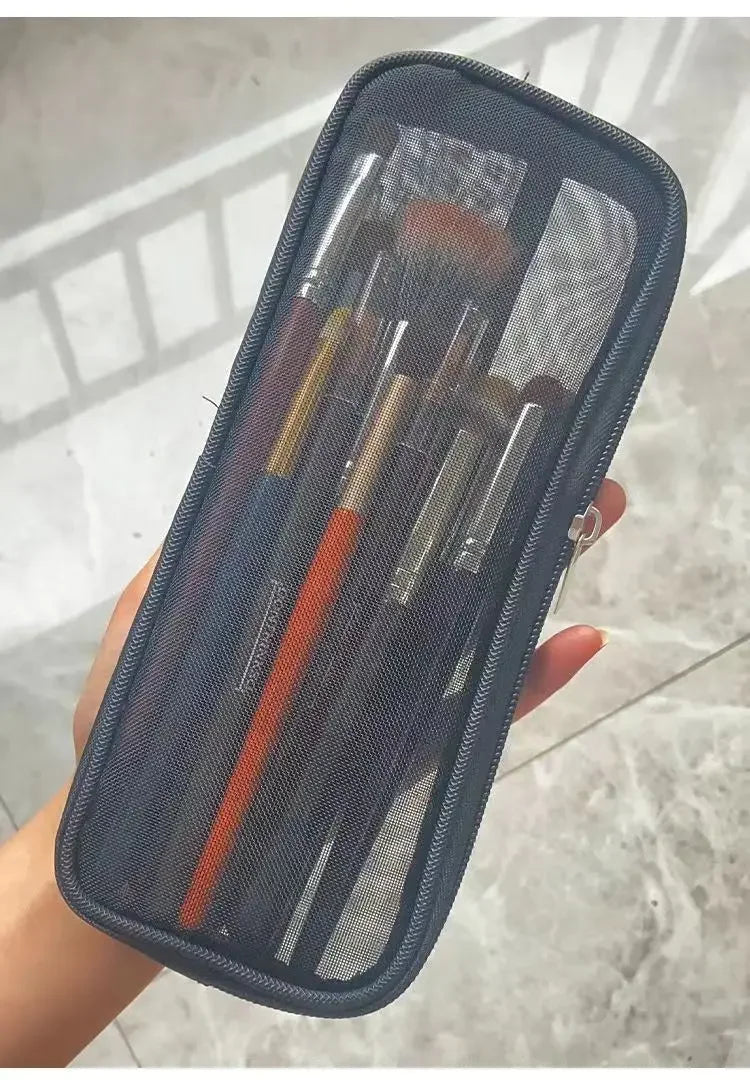 Makeup Brush Travel Case – Cosmetic Organizer Bag for Men & Women