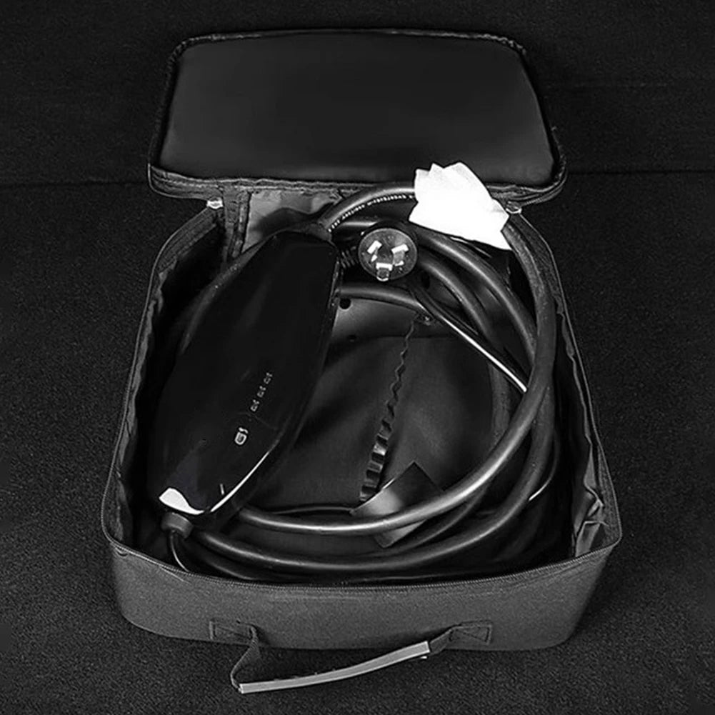 Electric Car Charger Storage Bag – Waterproof & Fire-Retardant EV Cable Container