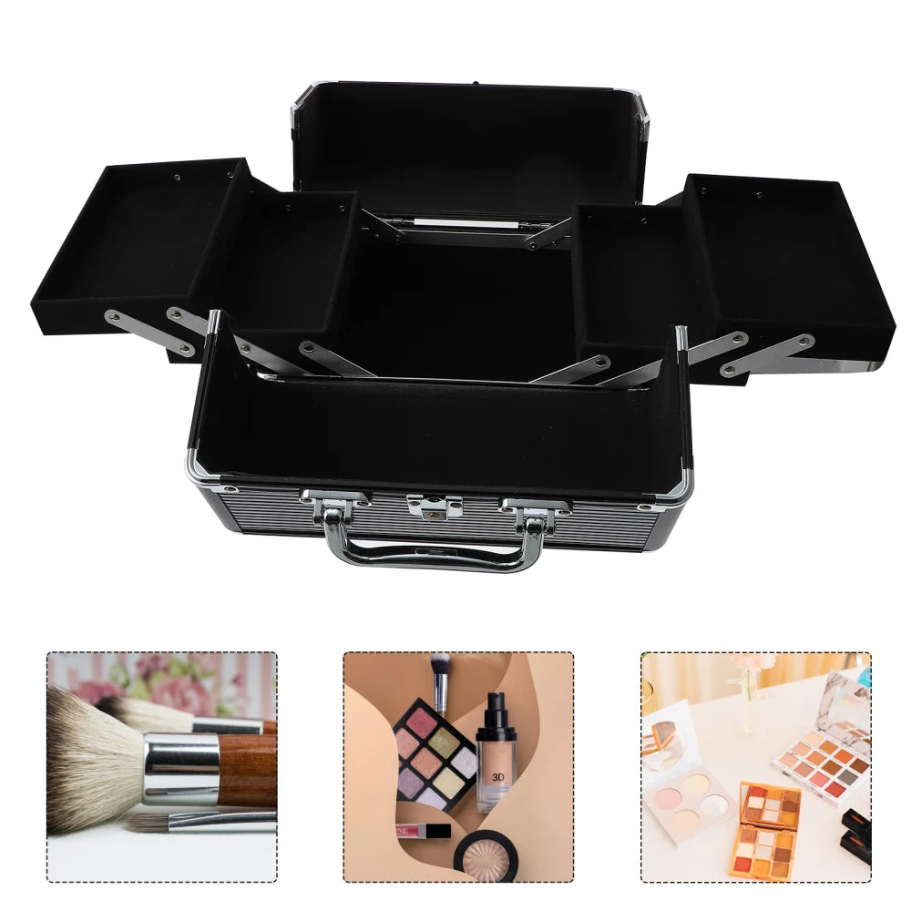 Handheld Makeup Case – Beauty Tool Storage for Women & Nail Art