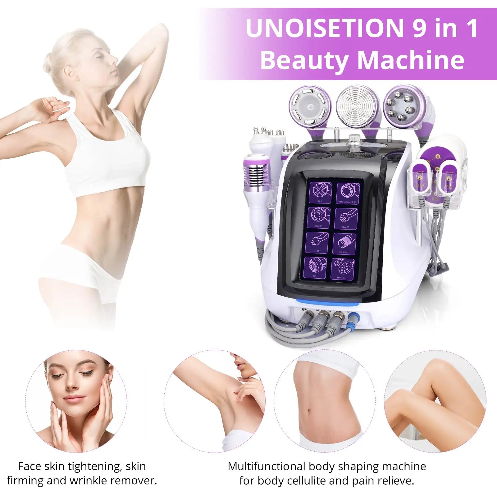 Aristorm S-Shape Ultrasound Machine – 40K Body Shaping & Facial Lifting