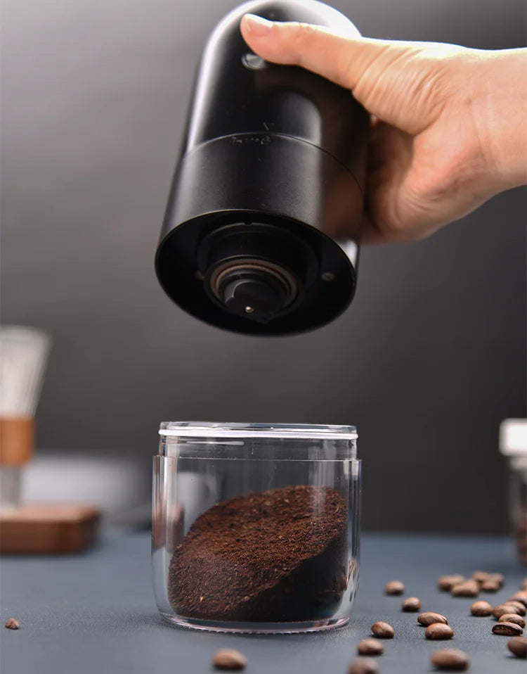 Mini Ceramic Coffee Grinder – Portable Electric One-Click Grinding Machine