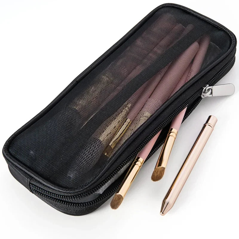 Makeup Brush Travel Case – Cosmetic Organizer Bag for Men & Women