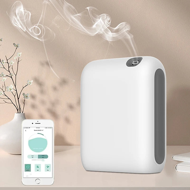 Smart Aroma Diffuser – Bluetooth Essential Oil Fragrance Machine for Home & Hotel