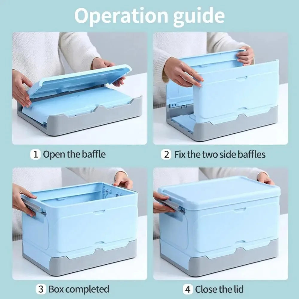 Folding Storage Box Plastic Book Toy