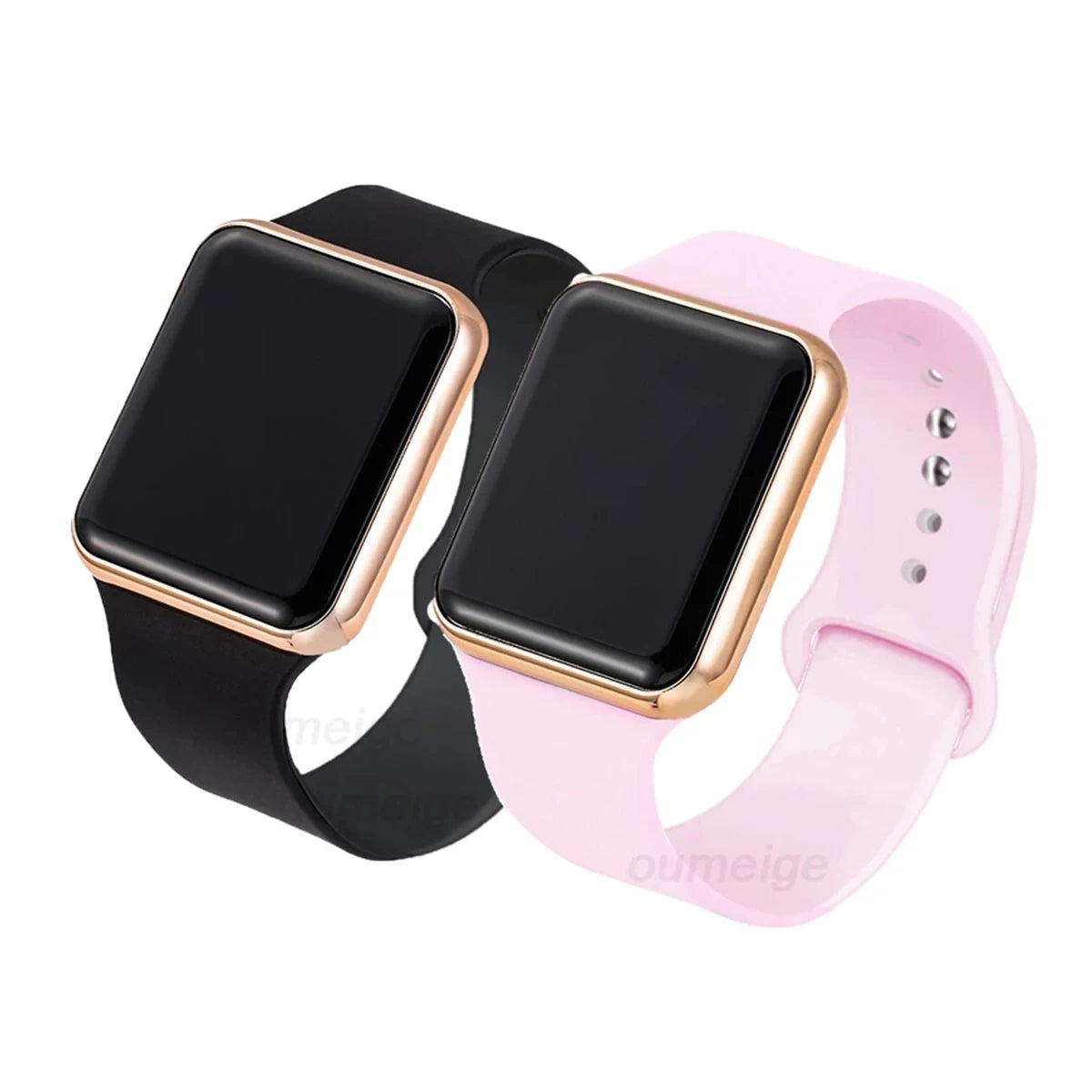 Unisex LED Square Electronic Watch – Trendy & Versatile Casual Design