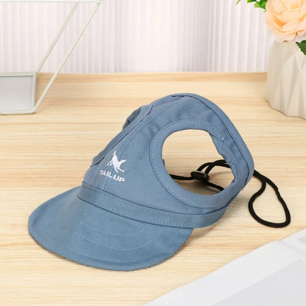 Pet Baseball Hat Cat Dog Visor Hat Adjustable Sun Cap