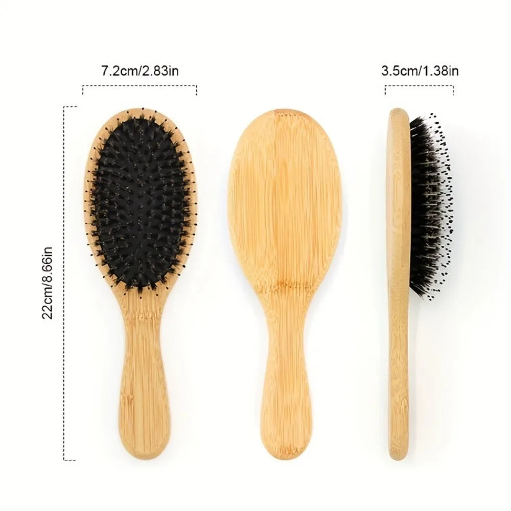 Natural Boar Bristle Hair Brush