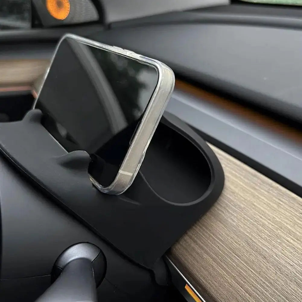 Stow Pocket for Tesla Model Y 2023 – Storage Box & Phone Holder