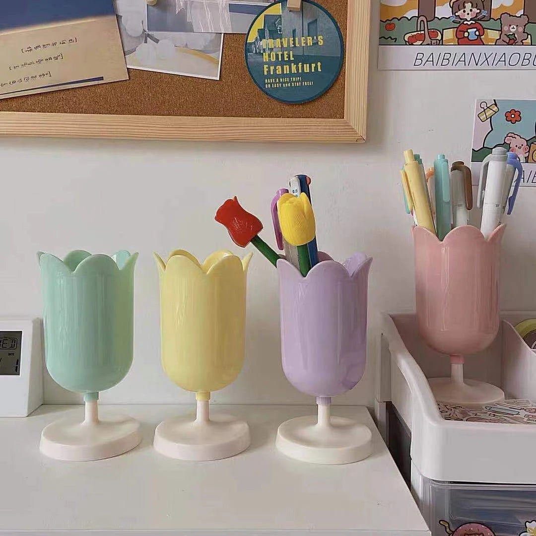 Storage Bucket Pen Holder