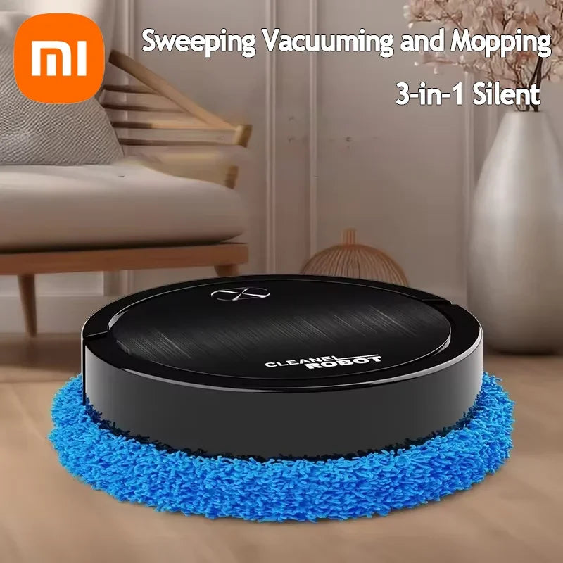 XIAOMI MIJIA Smart Sweeping and Mopping Machine 2024 New USB Charging 3-in-1 Silent Sweeping Vacuuming and Mopping Gift