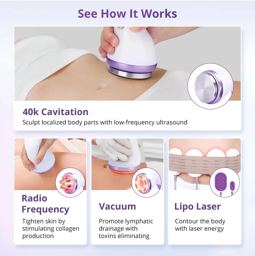 Aristorm S-Shape Ultrasound Machine – 40K Body Shaping & Facial Lifting