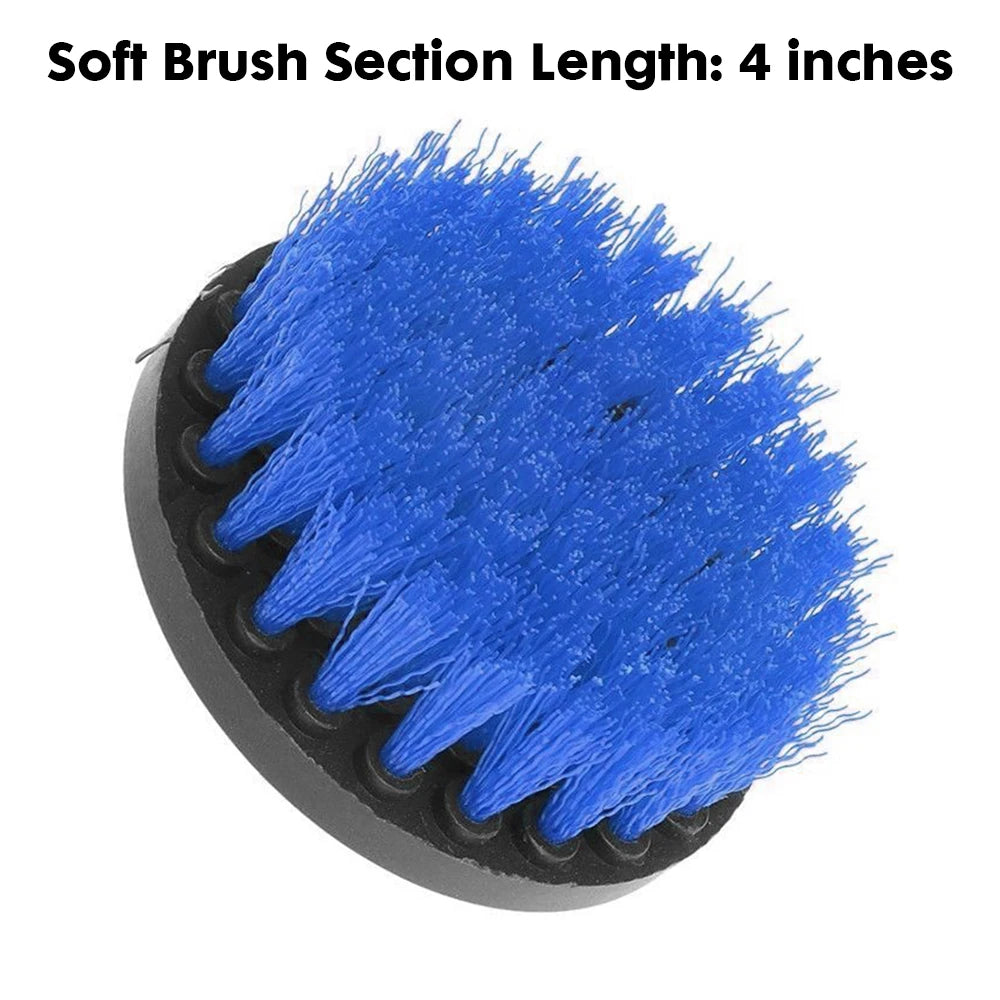 Electric Drill Brush Cleaner Kit For Cleaning Carpet