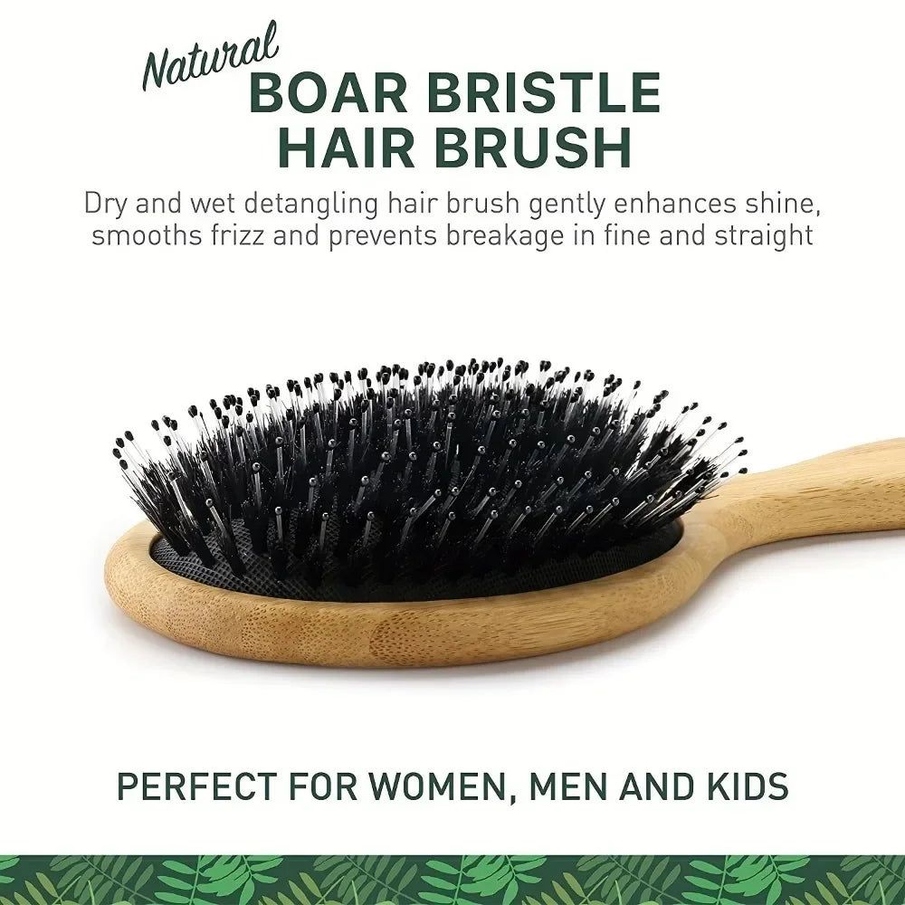 Natural Boar Bristle Hair Brush