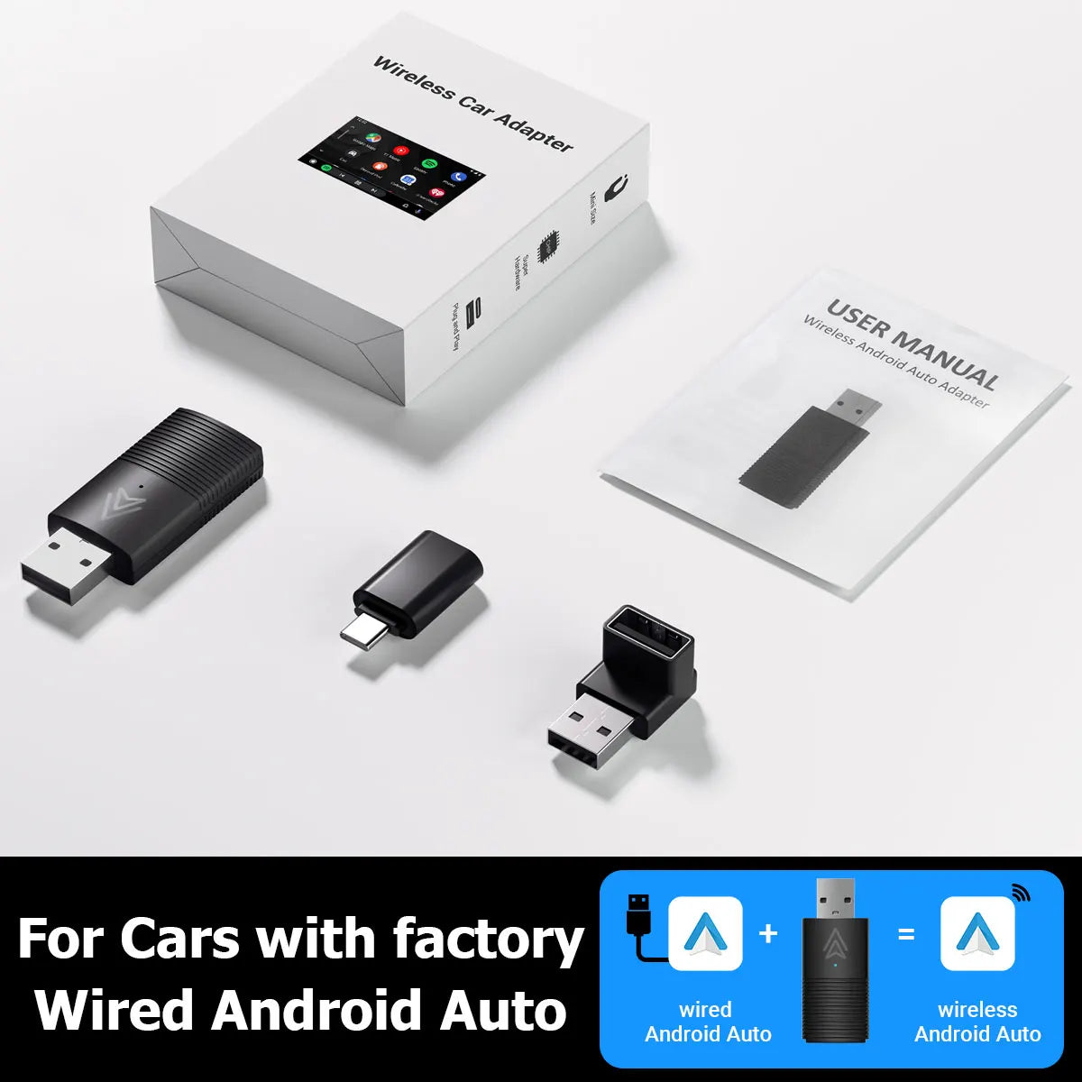 Mini Wireless Android Auto Adapter – Smart System for Android 11.0 Phones