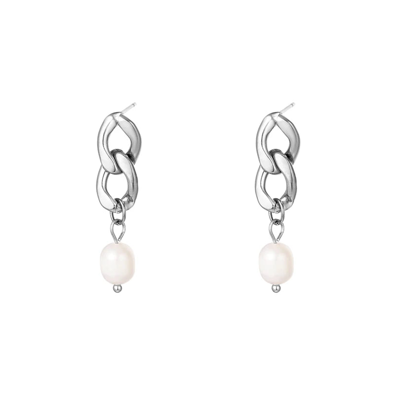 Sterling Silver Chain Earrings