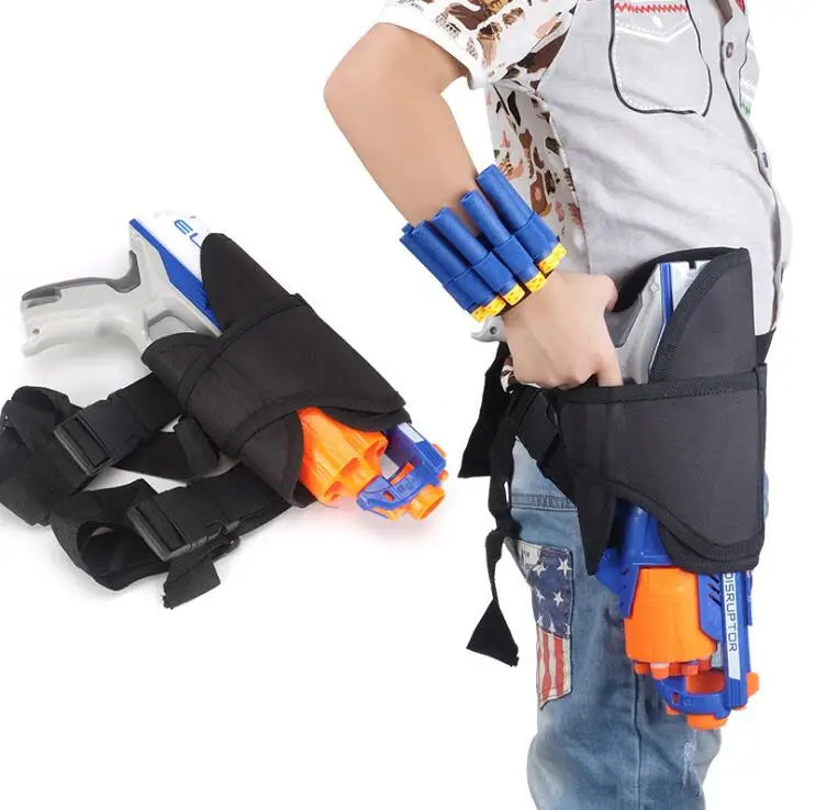 Kids Tactical Waist Bag & Dart Wrister Kit for Nerf N-Strike Elite Blasters