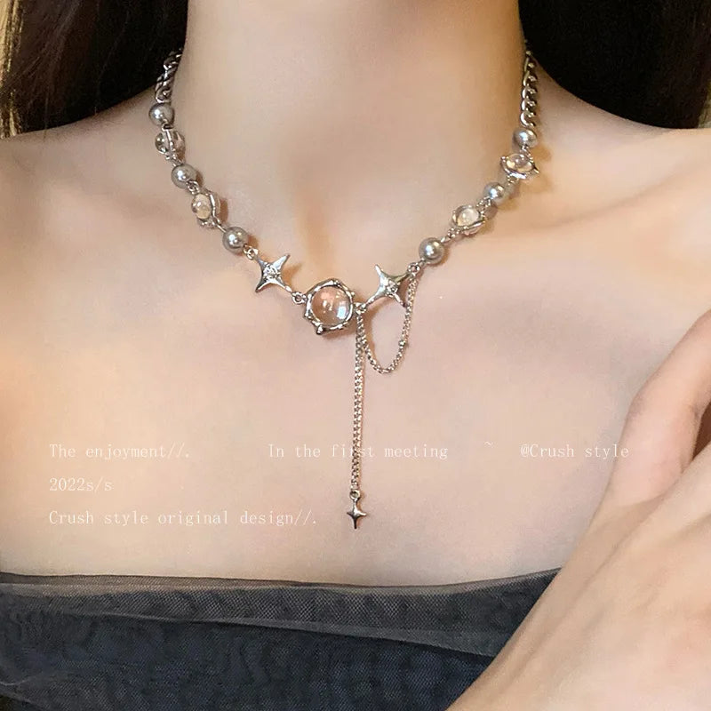 Fashion Shiny Star Necklace for Women