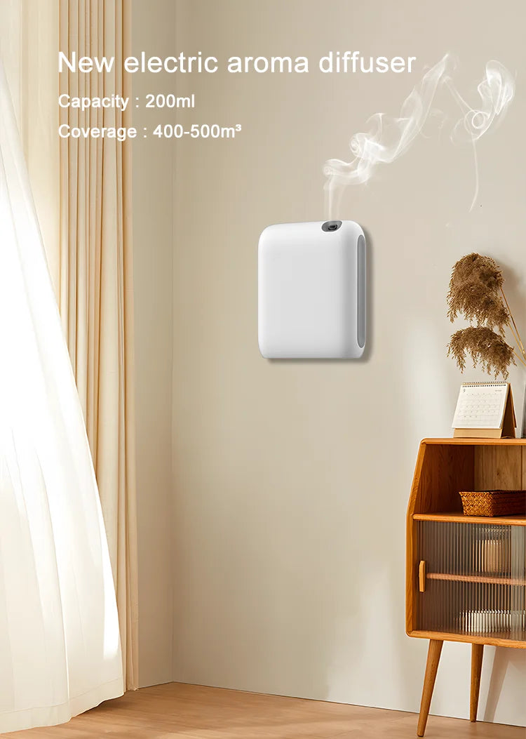 Smart Aroma Diffuser – Bluetooth Essential Oil Fragrance Machine for Home & Hotel