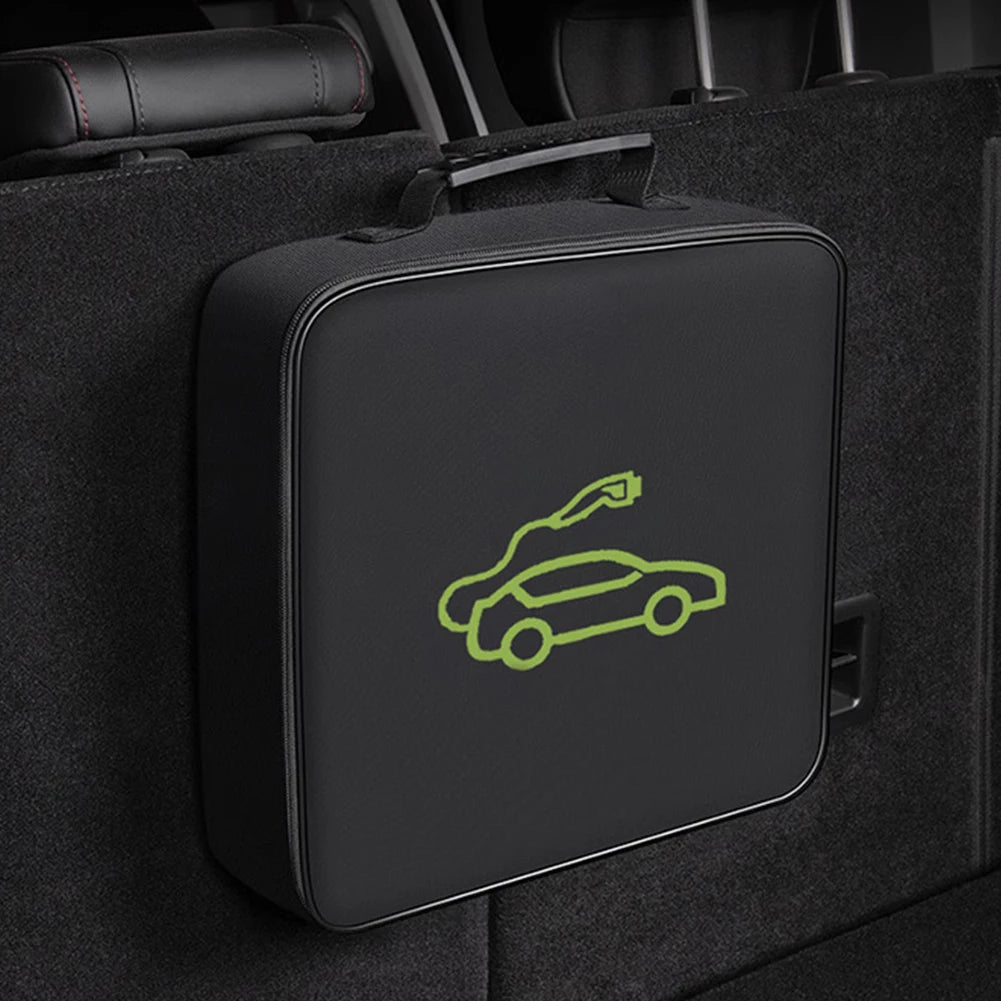 Electric Car Charger Storage Bag – Waterproof & Fire-Retardant EV Cable Container