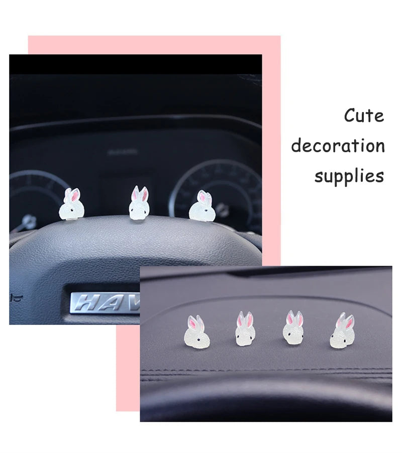 Cute Mini Bunny Car Light