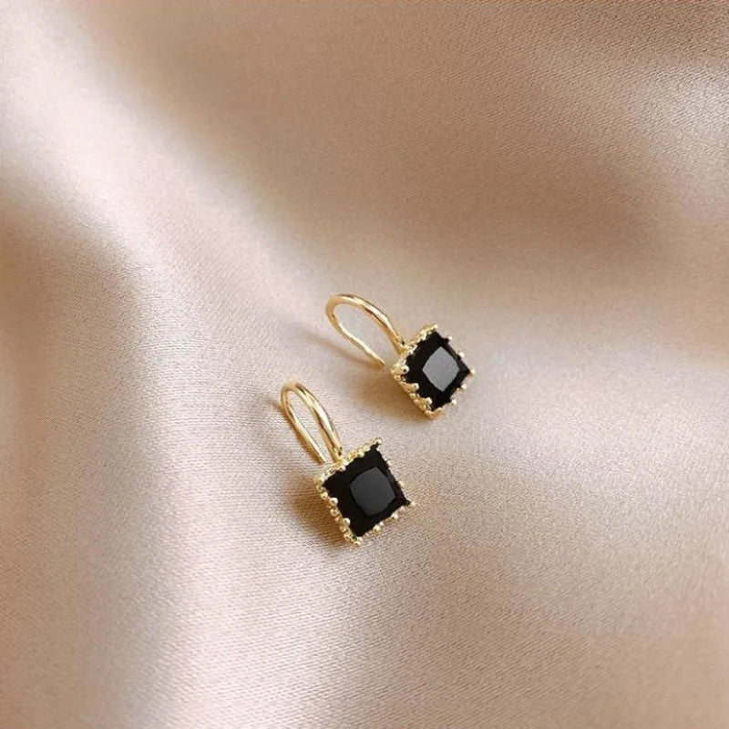 Fashion Square Diamond Earrings