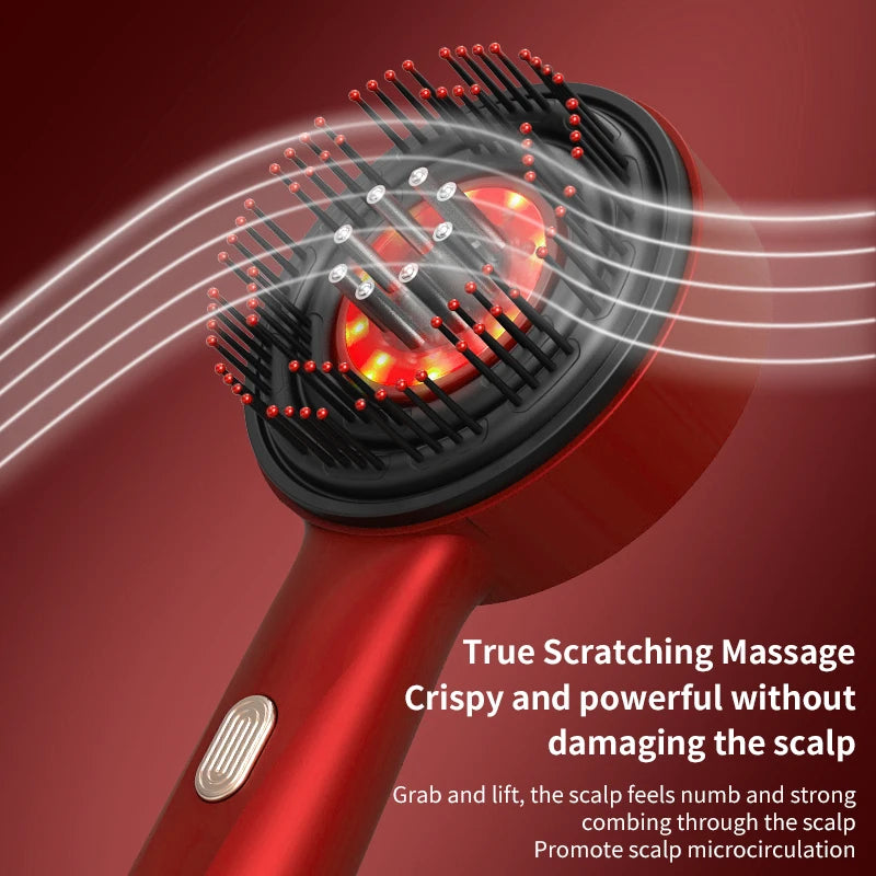 Electric Hair Growth Comb – Red Light Therapy & Scalp Massager