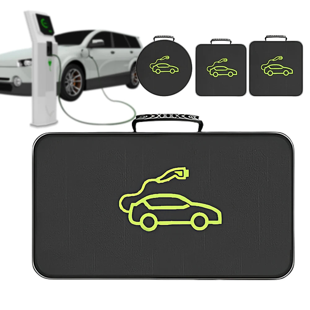 Electric Car Charger Storage Bag – Waterproof & Fire-Retardant EV Cable Container