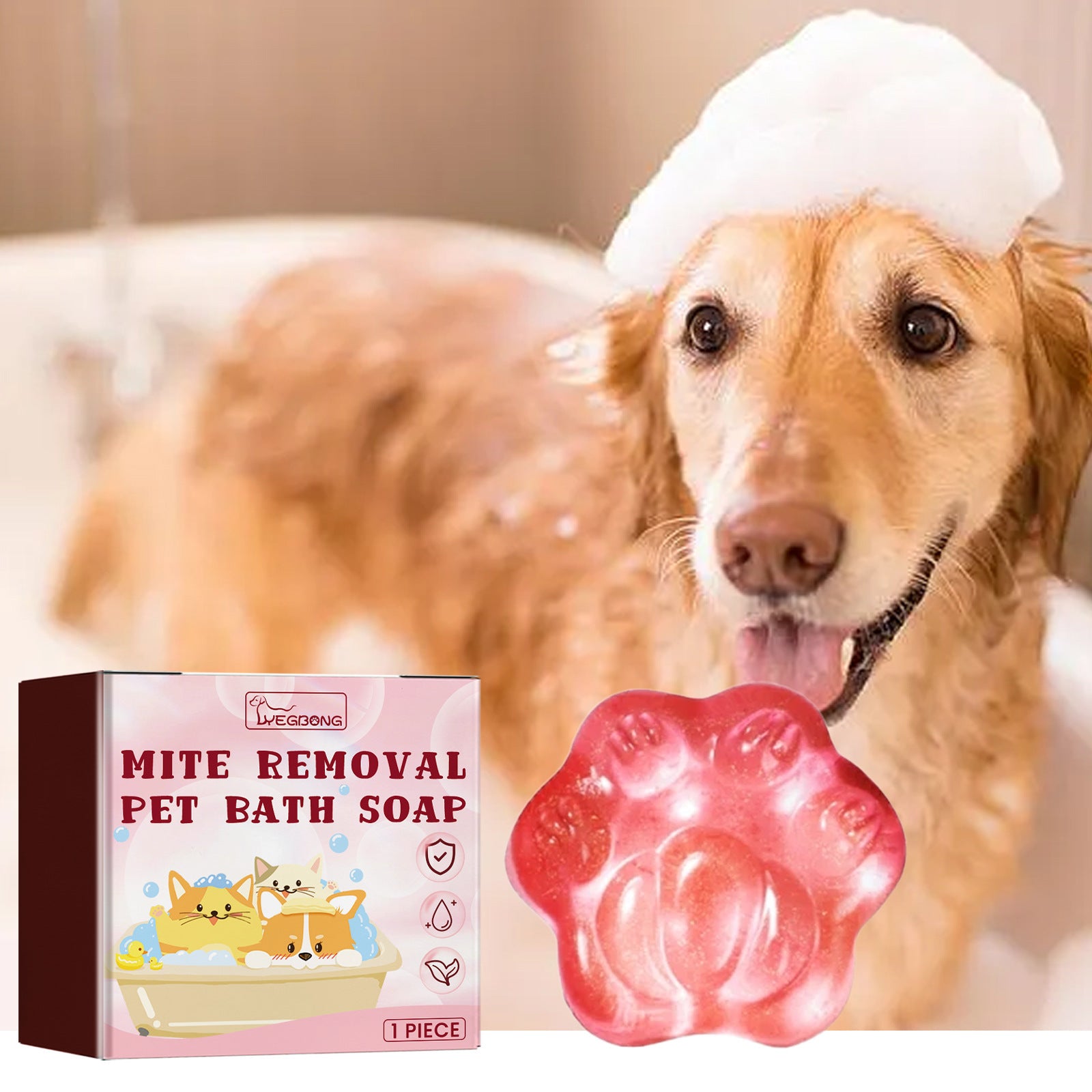 Anti-mite Cleaning Soap for Pets